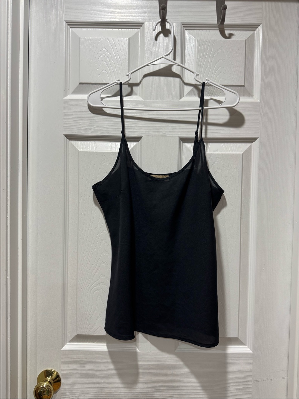 Nine West Black Spaghetti Strap Camisole Top